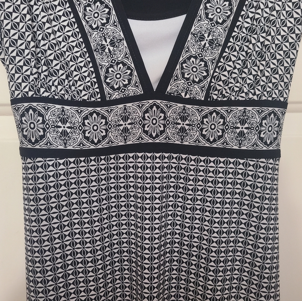 Black and white Dress Barn dress sz 12 New
